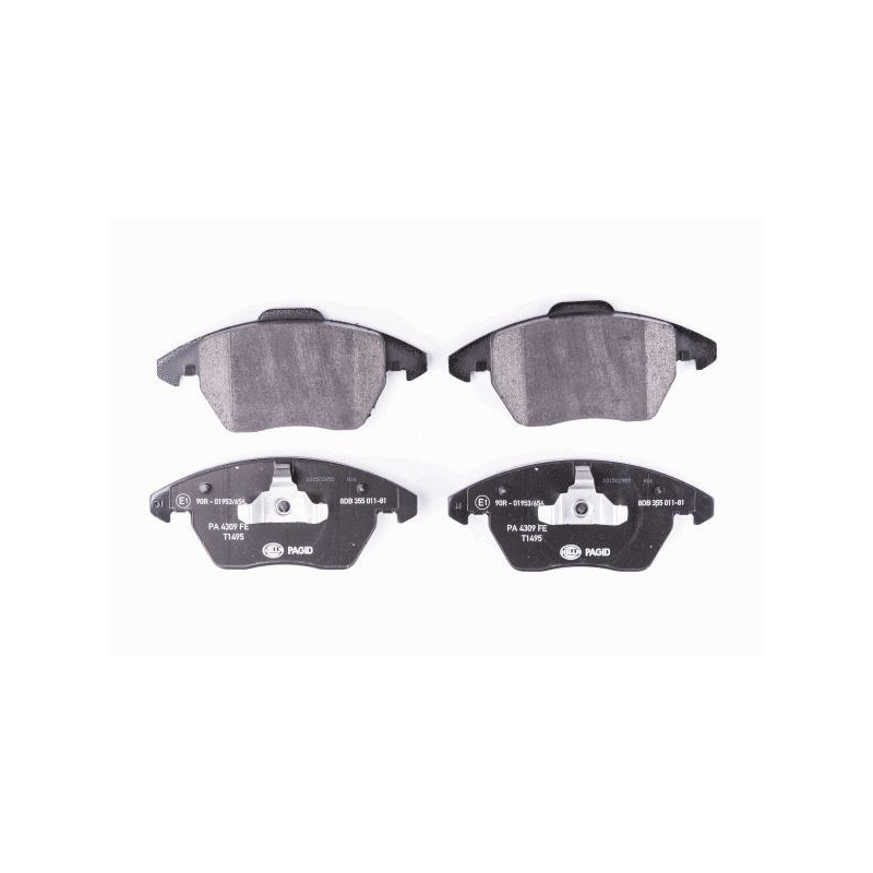 HELLA 8DB 355 011-811 Pastiglie freno Anteriore per