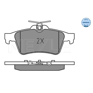 MEYLE 025 252 1817 Bremsbeläge Hinten für Peugeot 508