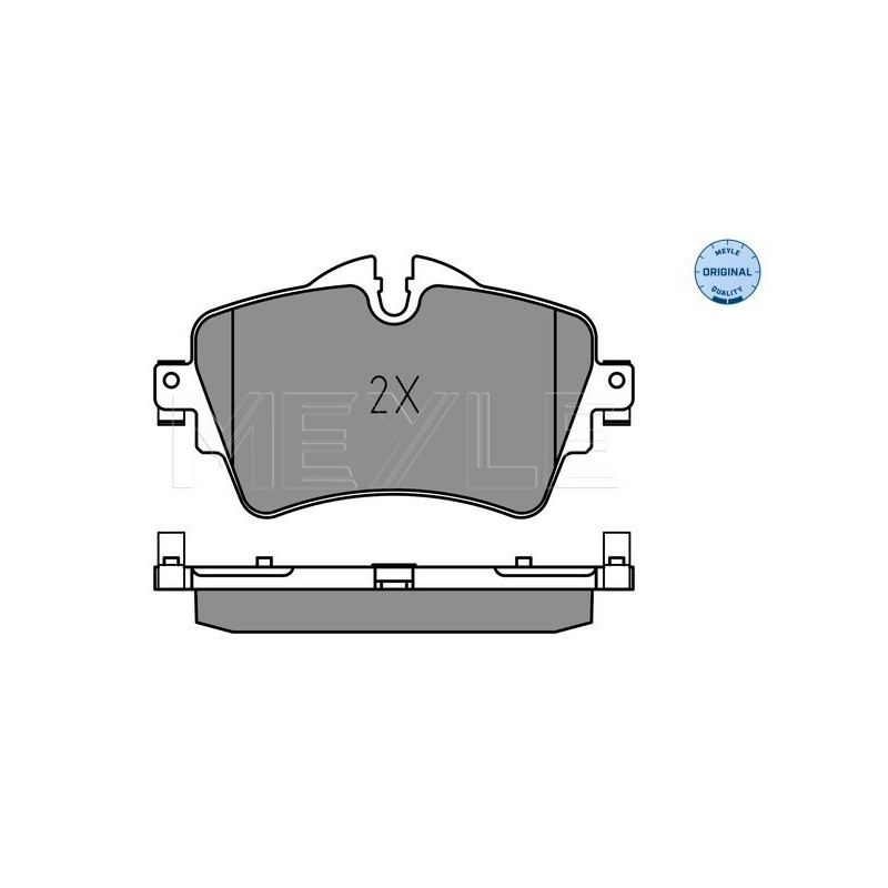 MEYLE 025 221 8719 Bremsbeläge Vorne für 2 Hatchback Convertible Clubman Countryman 1 X1 X2