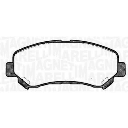 MAGNETI MARELLI 363916060351 Brake Pads Set Front for