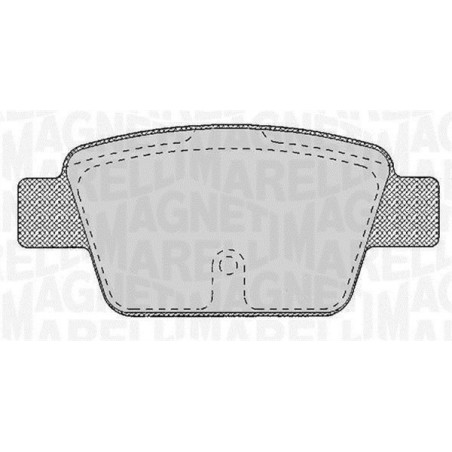 MAGNETI MARELLI 363916060125 Klocki hamulcowe Tył dla