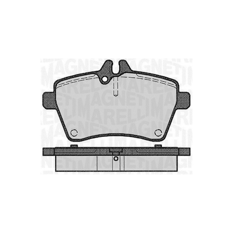 MAGNETI MARELLI 363916060309 Bremsbeläge Vorne für
