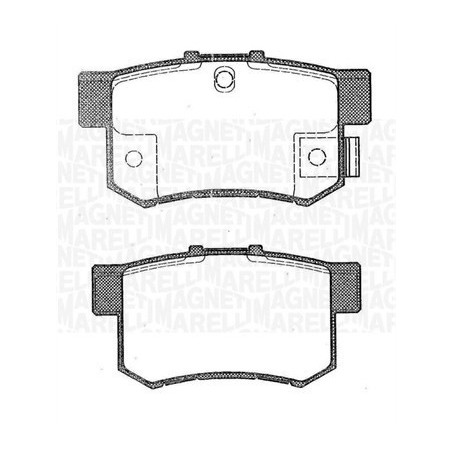 MAGNETI MARELLI 363916060462 Brake Pads Set Rear for