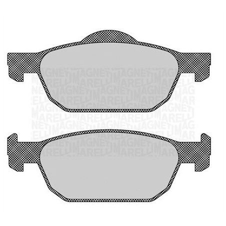 MAGNETI MARELLI 363916060706 Pastillas de freno Delantero para