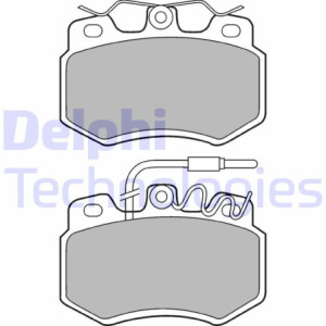 DELPHI LP536 Brzdové platničky Predné pre