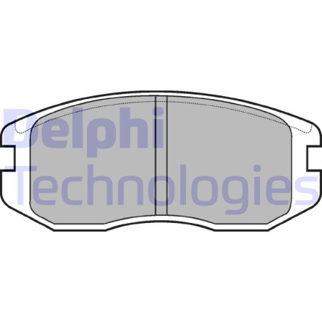 DELPHI LP736 Plaquettes de frein Avant pour