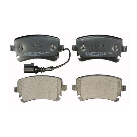 DENCKERMANN B110853 Brzdové destičky Zadní pro