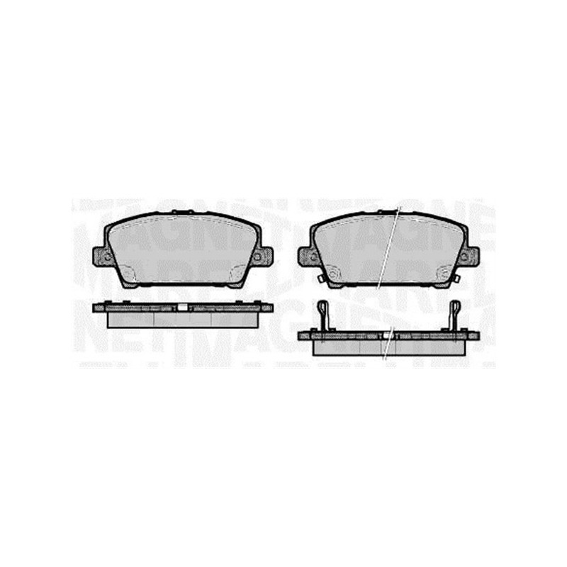 MAGNETI MARELLI 363916060620 Plaquettes de frein Avant pour