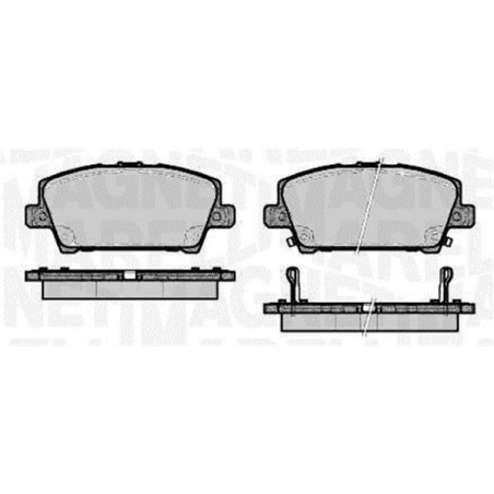 MAGNETI MARELLI 363916060620 Pastiglie freno Anteriore per
