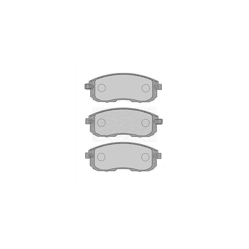 MAGNETI MARELLI 363916060695 Brake Pads Set Front for