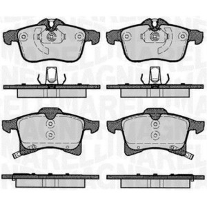 MAGNETI MARELLI 363916060364 Pastillas de freno Delantero para