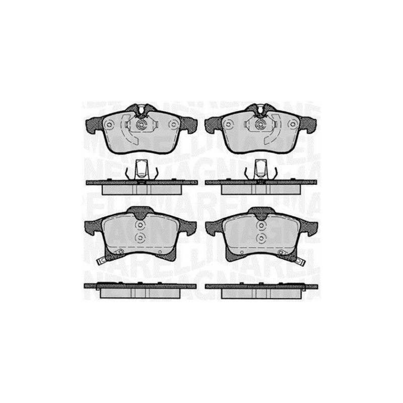 MAGNETI MARELLI 363916060364 Brake Pads Set Front for