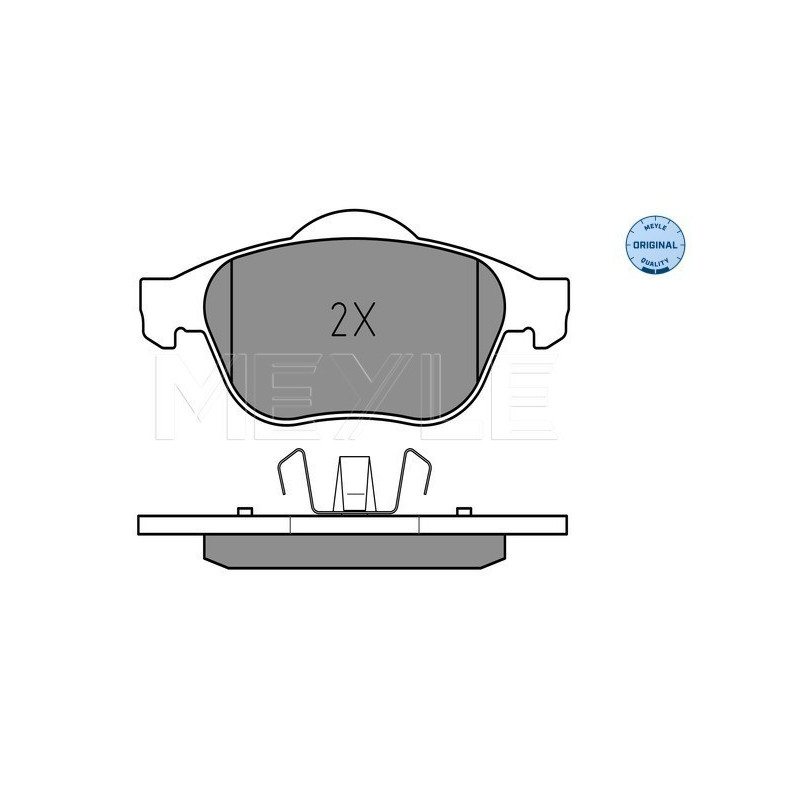 MEYLE 025 232 4818 Pastillas de freno delantero para Renault Laguna Espace