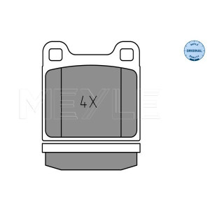 MEYLE 025 202 2815 Pastillas de freno delantero para Polo Passat Derby Golf 80 Jetta Santana