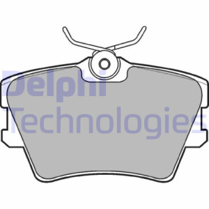 DELPHI LP1019 Brzdové platničky Zadné pre