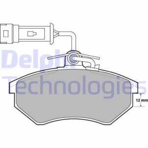 DELPHI LP901 Pastillas de freno Delantero para