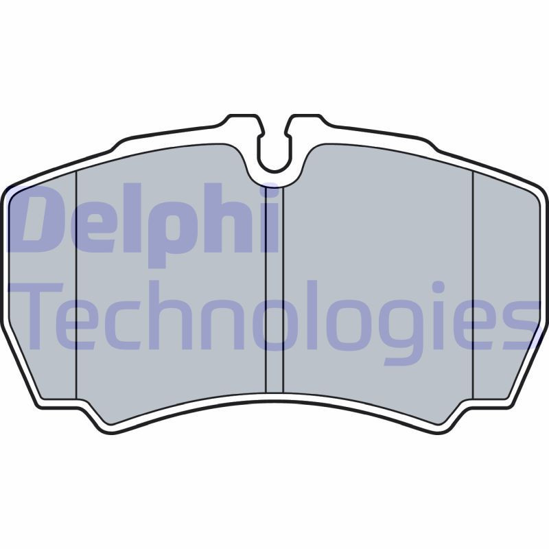 DELPHI LP3573 Pastillas de freno Trasero para