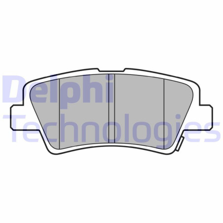 DELPHI LP3587 Pastiglie freno Posteriore per