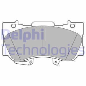 DELPHI LP3592 Brzdové destičky Přední pro