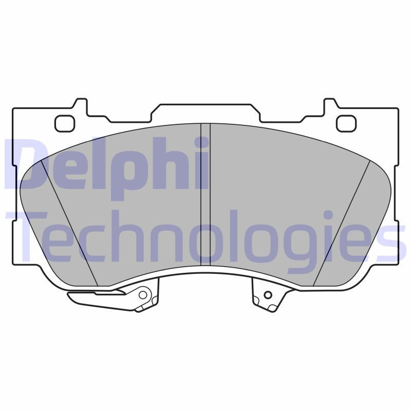 DELPHI LP3592 Plaquettes de frein Avant pour