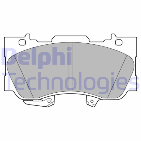 DELPHI LP3592 Pastiglie freno Anteriore per