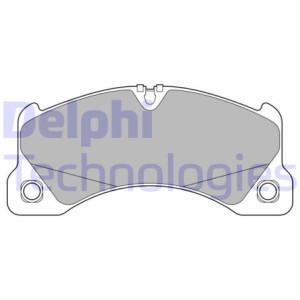 DELPHI LP3593 Brzdové platničky Predné pre