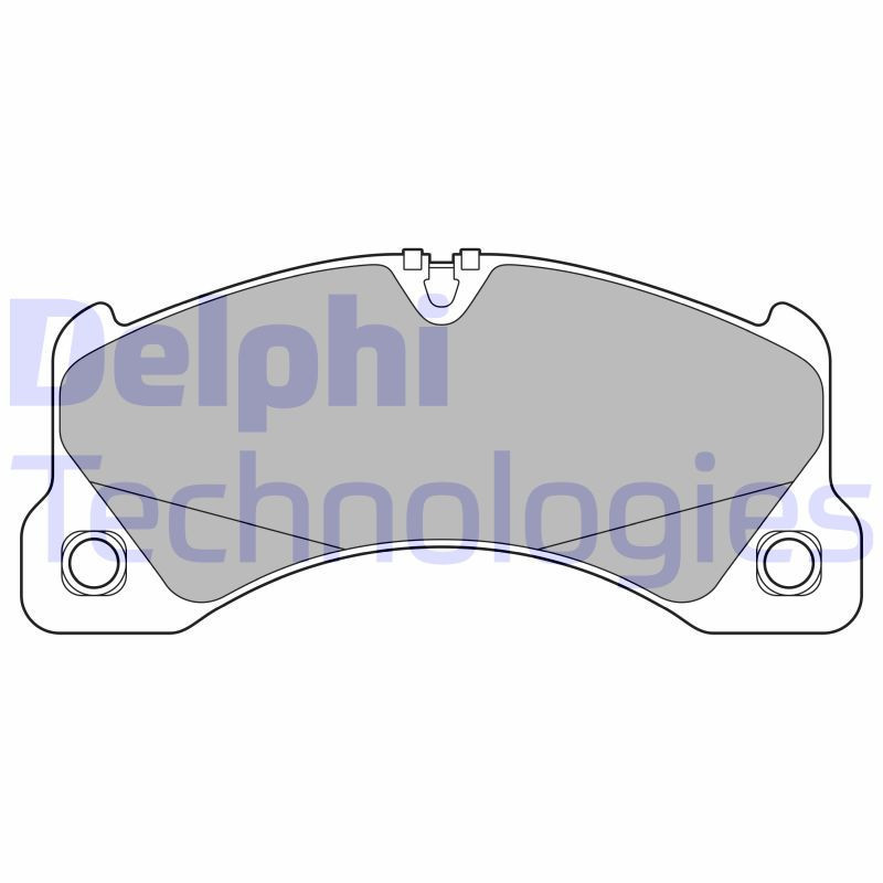 DELPHI LP3593 Brzdové platničky Predné pre