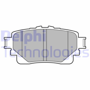 DELPHI LP3599 Pastiglie freno Posteriore per