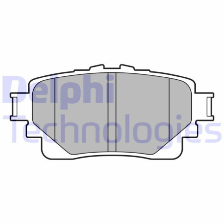 DELPHI LP3599 Plaquettes de frein Arrière pour