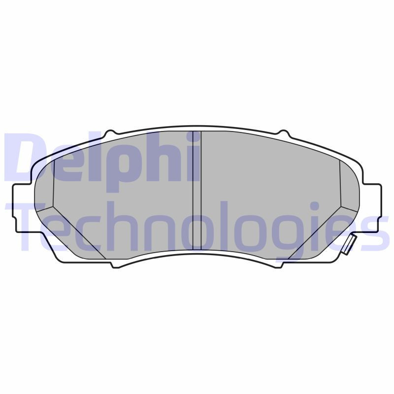 DELPHI LP3613 Pastillas de freno Delantero para