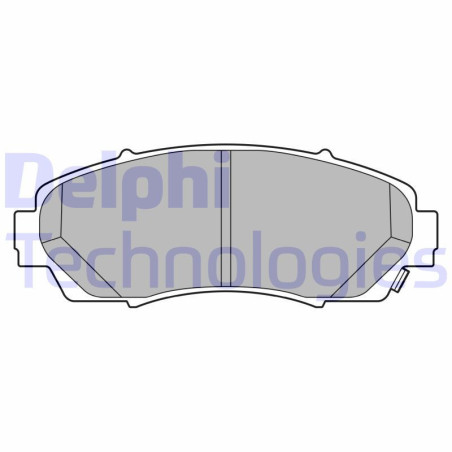 DELPHI LP3613 Klocki hamulcowe Przód dla