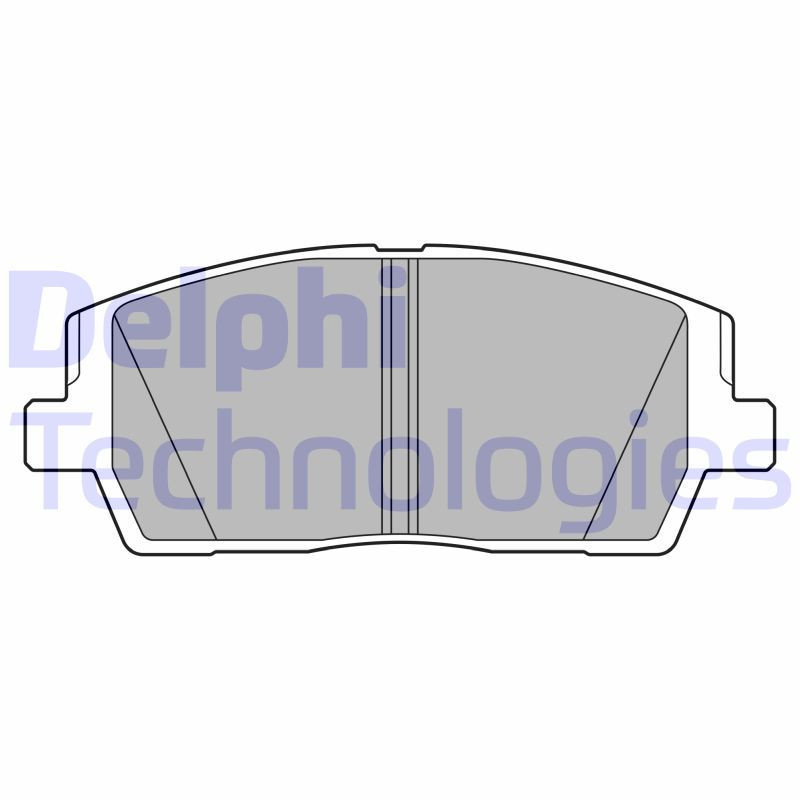 DELPHI LP3552 Pastillas de freno Delantero para