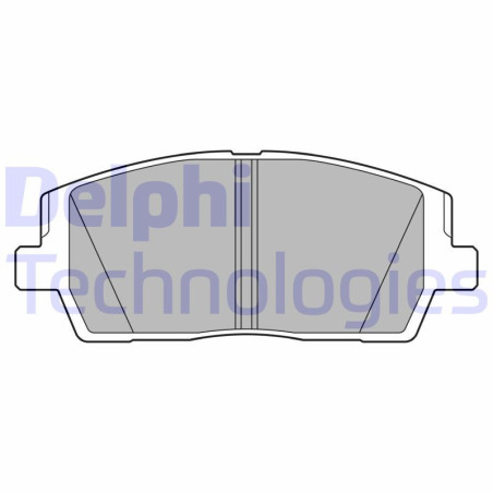 DELPHI LP3552 Brzdové platničky Predné pre