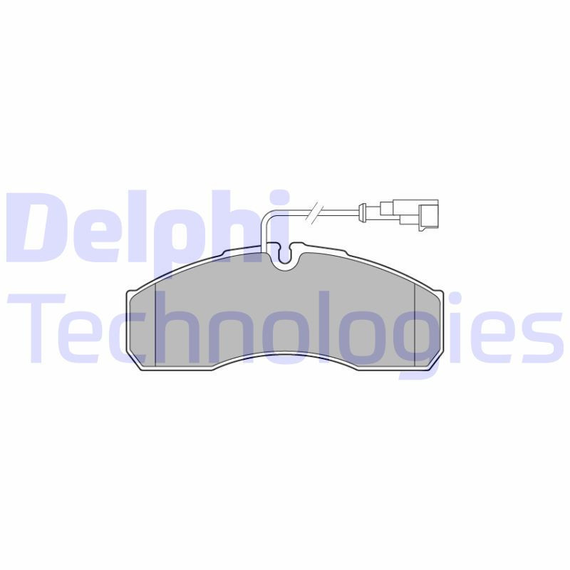 DELPHI LP3574 Bremsbeläge Vorne für