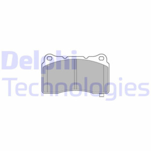 DELPHI LP3575 Brzdové platničky Predné pre