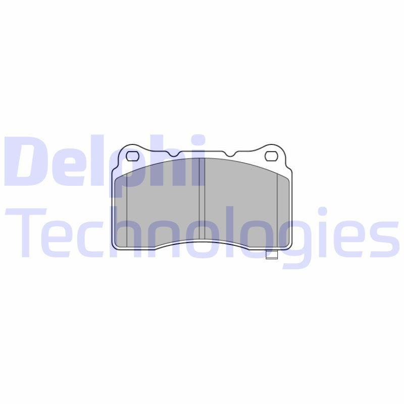 DELPHI LP3575 Pastiglie freno Anteriore per