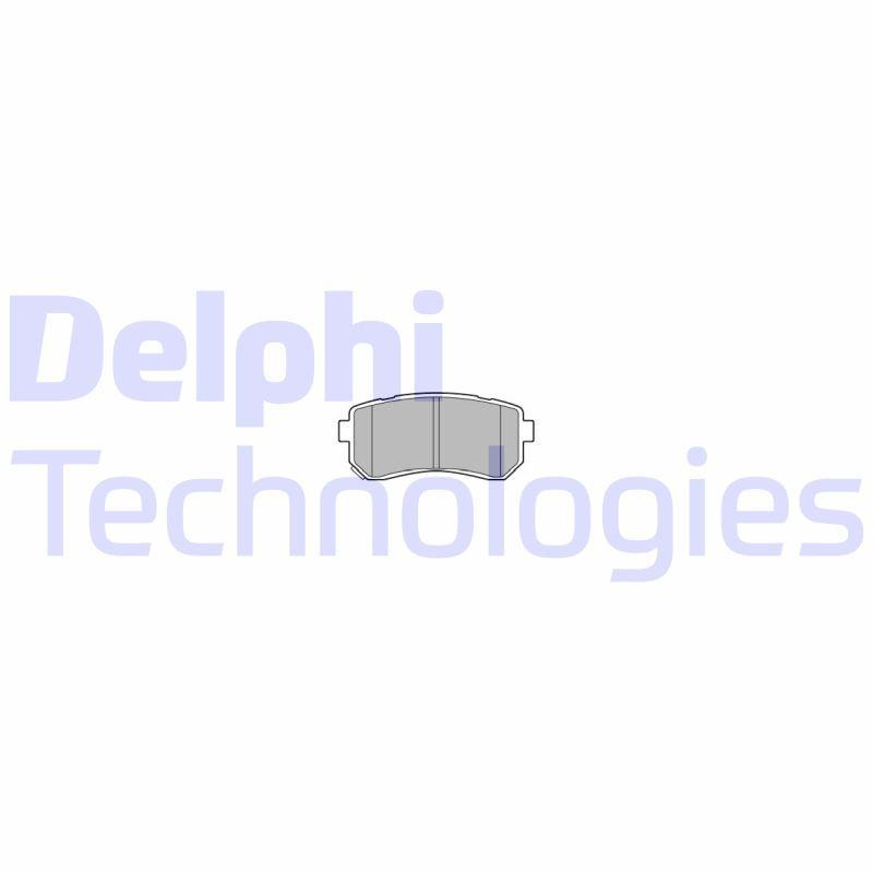 DELPHI LP3576 Plaquettes de frein