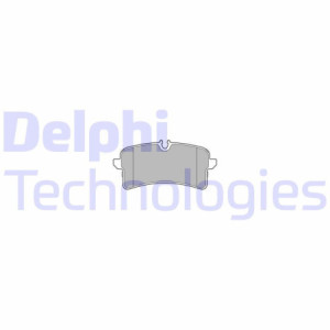 DELPHI LP3577 Brzdové platničky Zadné pre