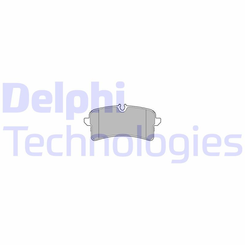 DELPHI LP3577 Klocki hamulcowe Tył dla