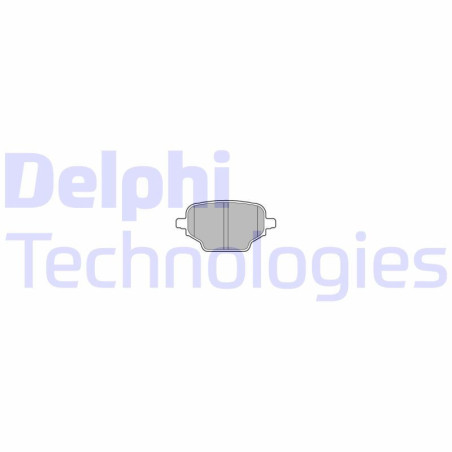 DELPHI LP3580 Bremsbeläge Hinten für
