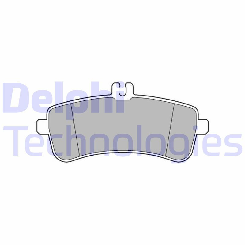 DELPHI LP3583 Brzdové destičky Zadní pro