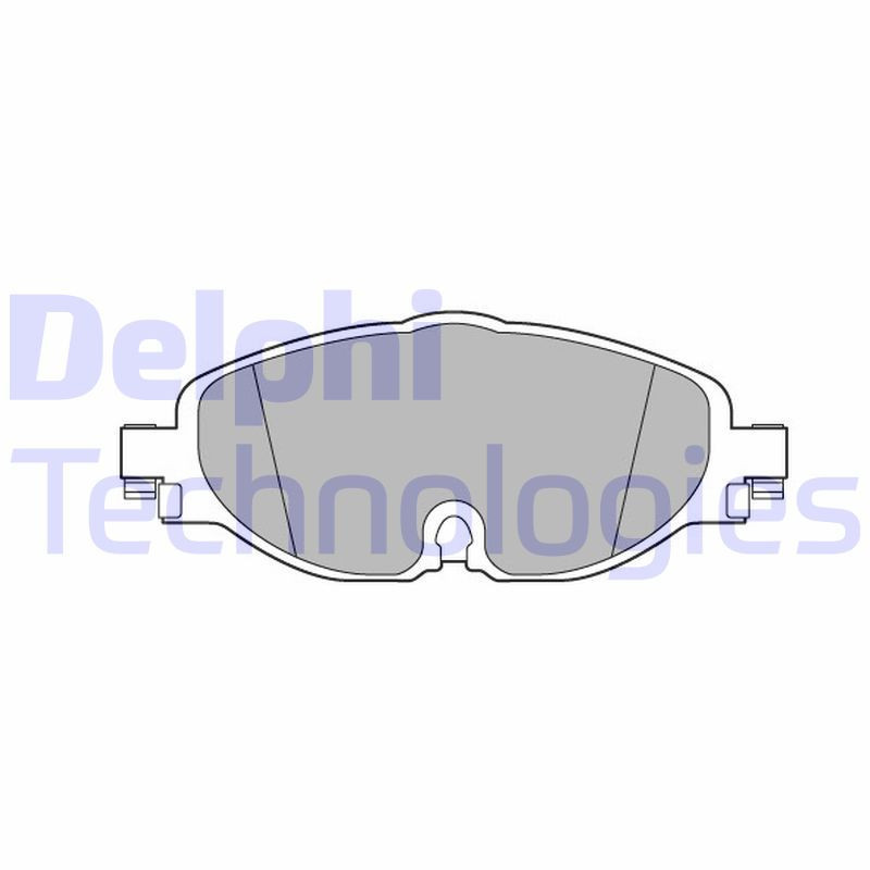 DELPHI LP3584 Plaquettes de frein Avant pour