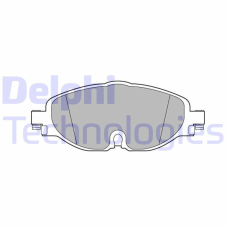 DELPHI LP3584 Brzdové platničky Predné pre