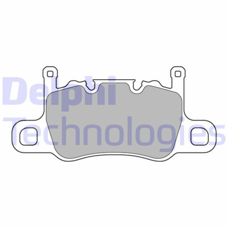 DELPHI LP3585 Bremsbeläge Hinten für