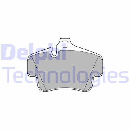 DELPHI LP3586 Brake Pads Set Rear for