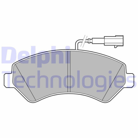 DELPHI LP3623 Brake Pads Set Front for