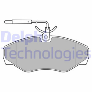 DELPHI LP3624 Bremsbeläge Vorne für