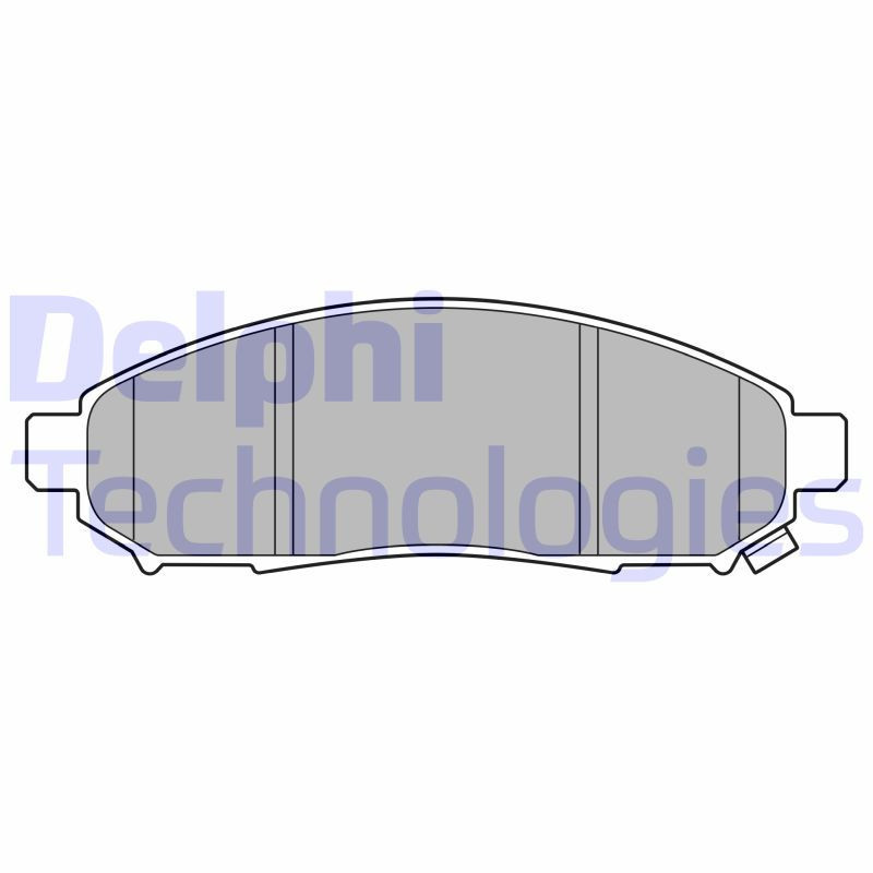 DELPHI LP3578 Plaquettes de frein Avant pour
