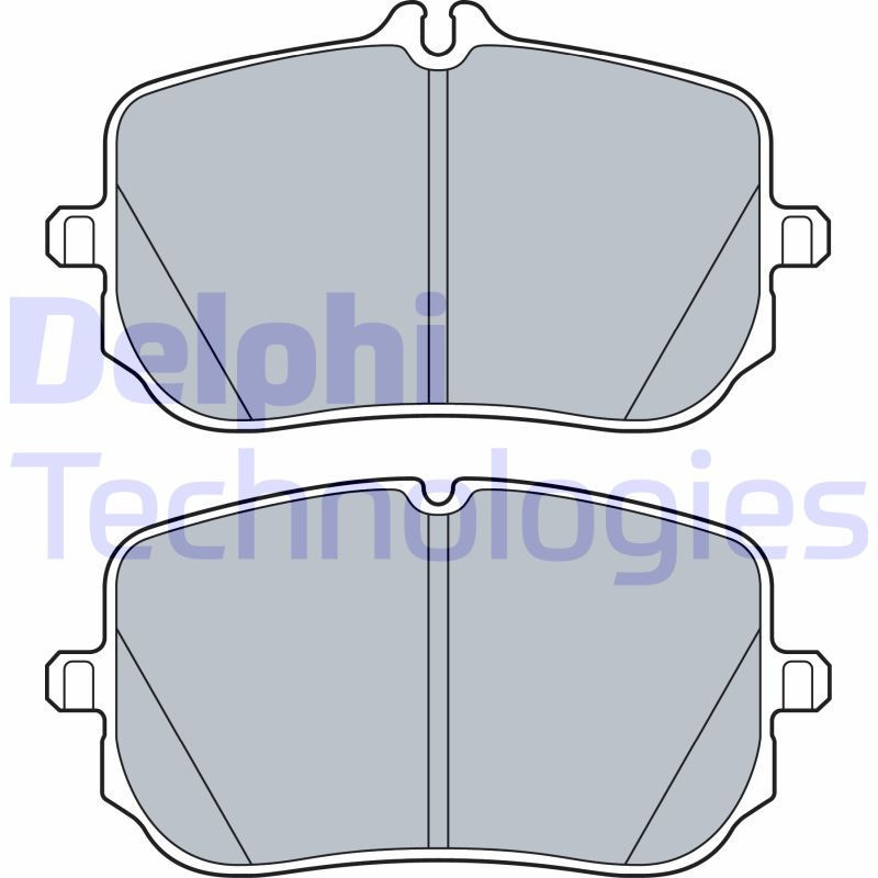 DELPHI LP3539 Bremsbeläge Vorne für