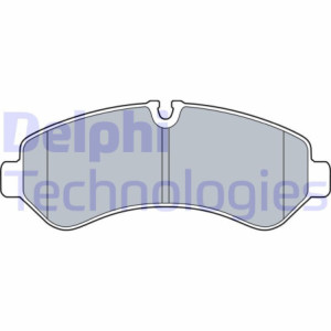 DELPHI LP3548 Brzdové platničky Zadné pre